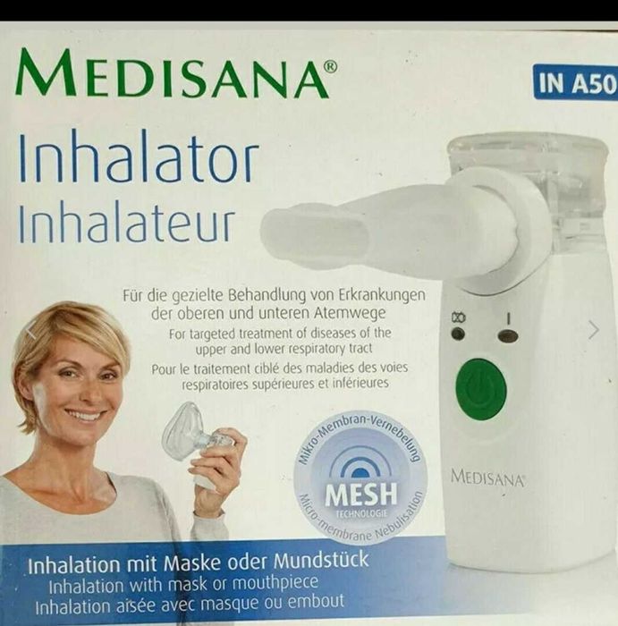Inalador ultrasónico Medisana (adultos e crianças)