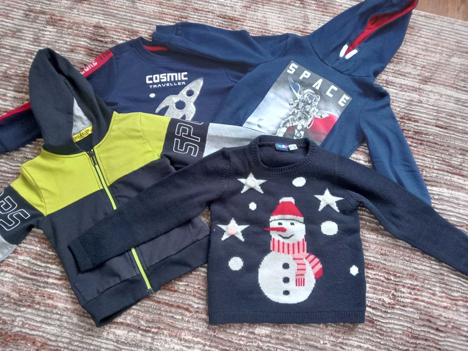 Pakiet ubrań dla chłopca  stan jak nowe roz 110-116