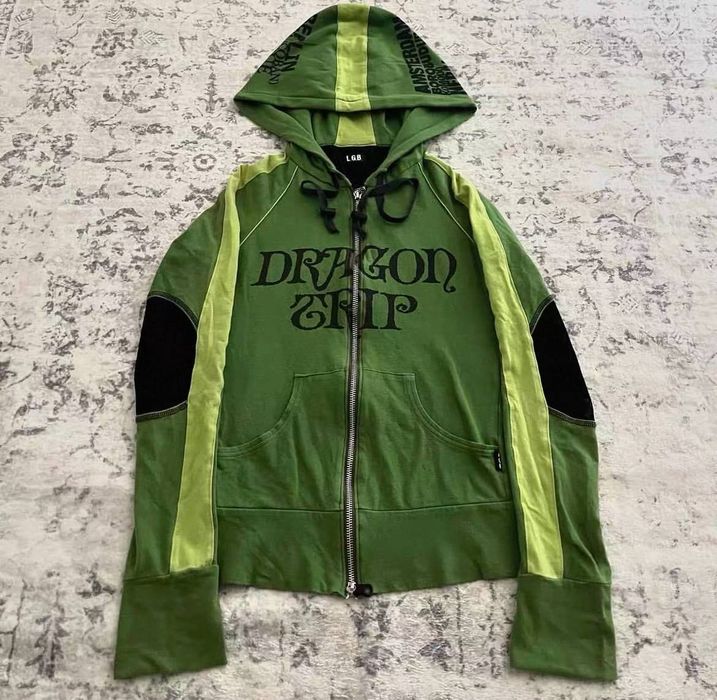 Худи LGB Dragon Trip Green Zip Hoodie: 3 399 грн. - Худи Днепр на Olx