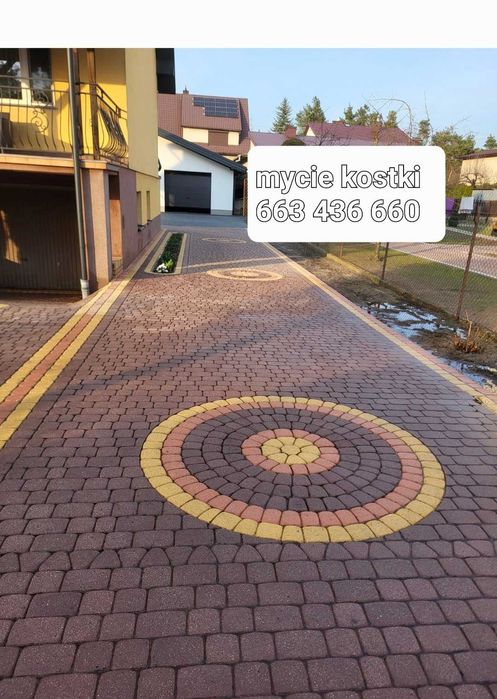 Mycie kostki brukowej elewacji Ryki