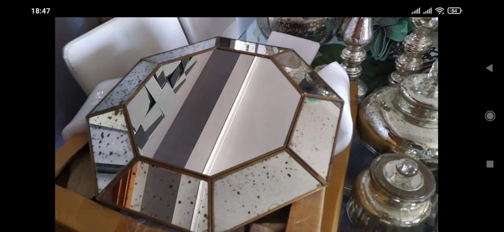 NOVO: espelho dourado e vidro mercurizado 49,99€ cada ( últimos 2)