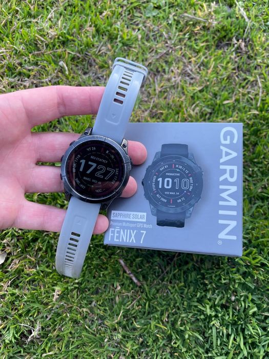 Топовий! Garmin Fenix 7 Solar Sapphire Titanium 47mm