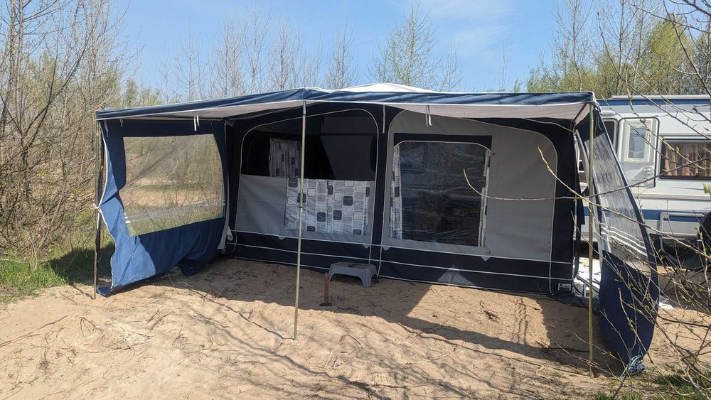 Палатка +кухня,комната +доп.навес для каравана, автодома. В ИДЕАЛЕ.