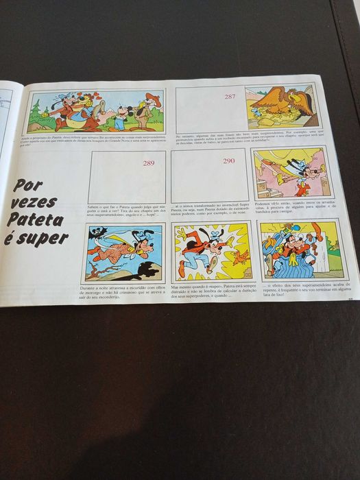 Caderneta Mickey Story incompleta Panini 1985