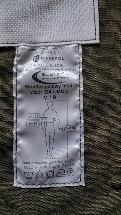 Nowy mundur 124L  M/R