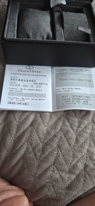 Orient Star RE-AU0302L00B limitowany