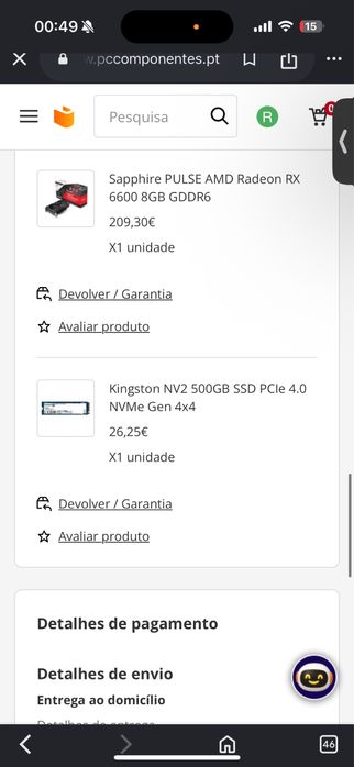 PC Gamer RX 6600 RYZEN 5 4500