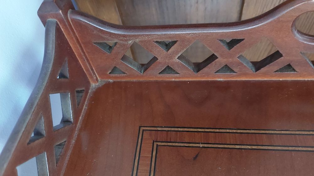 Mesa apoio cerejeira