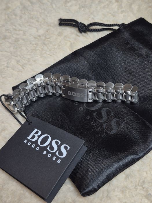 ПОВНИЙ КОМПЛЕКТ / Браслет Hugo boss / чоловічий брасл