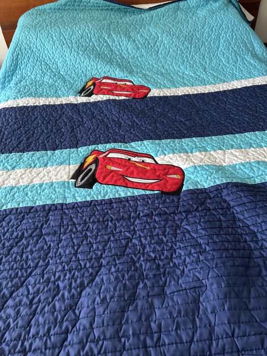 Edredon do faisca McQueen para cama de solteiro