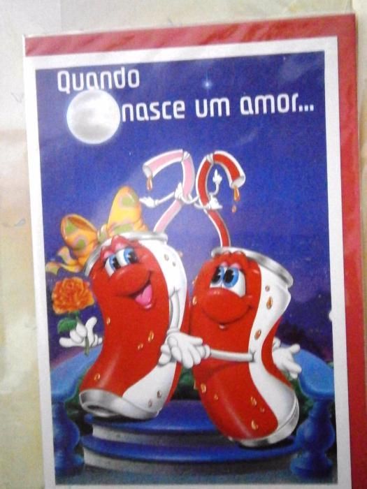 Postais de Amor ainda embalados