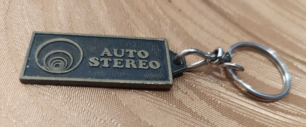 Keychain Collection, Dark Metal, Auto Stereo – 1970s