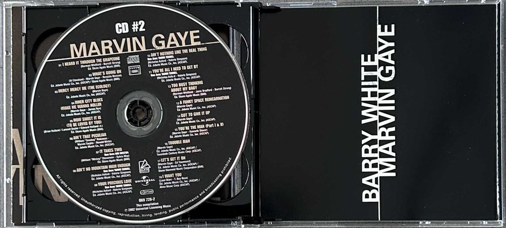 Barry White & Marvin Gaye - 2002 - CD x 2