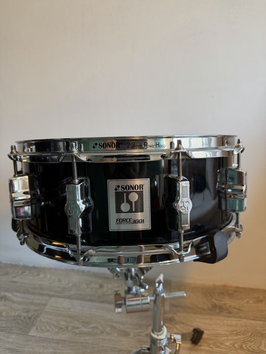 Sonor Force 3001 (Czarny Gloss) – Shell Set z Werblem (20/10/12/14 + 14) DODATKOWO WERBEL