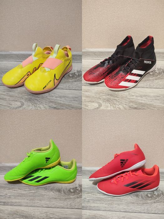 Бутсы, копы, сороконожки, футзалки Adidas Nike 34,35,36,37,38