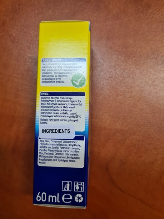 Scholl krem regenerujący na popękane pięty, 60 ml