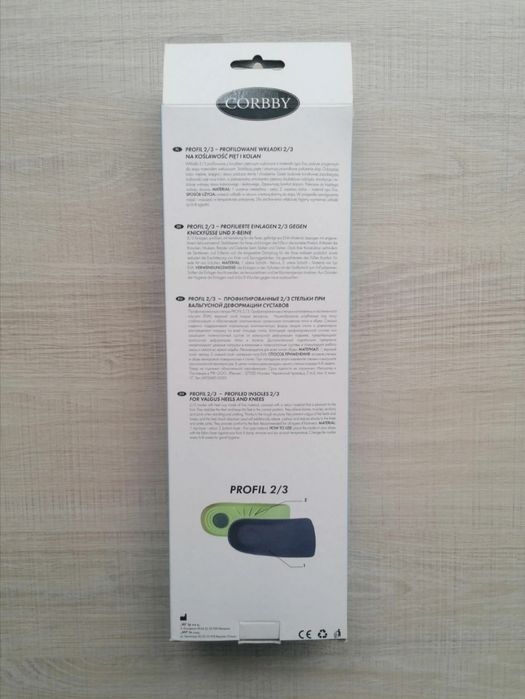 Wkładki na koślawość pięt i kolan