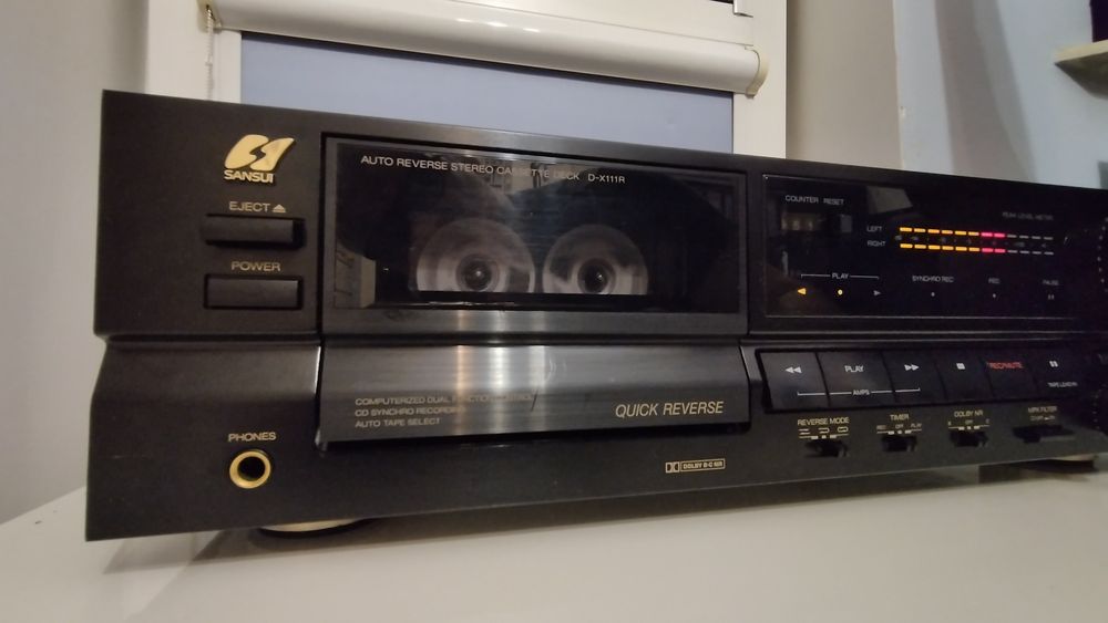 Sansui D-X111R Stereo Cassette Deck