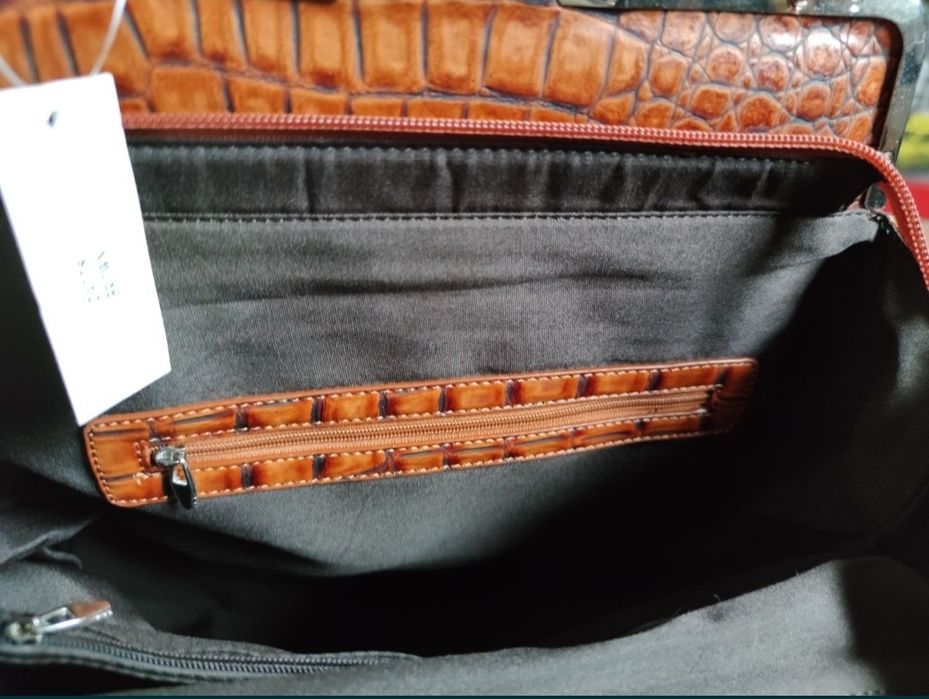 Nowa z metkami torba torebka ekoskóra krokodyl