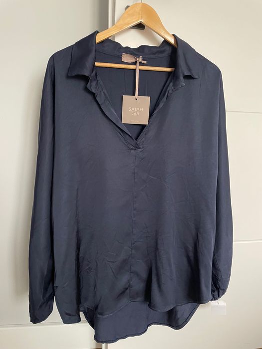 Granatowa bluzka rozm XL/L Nowa, Italy