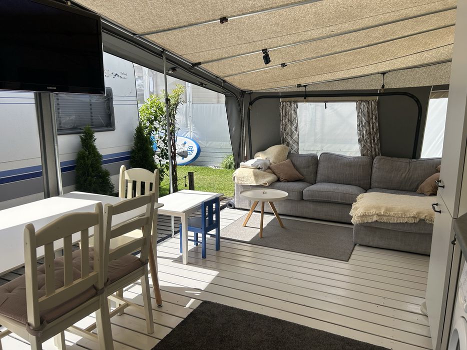 CHAŁUPY 3 przyczepa 6 osób+ skuter wodny netflix wynajem nocleg Hel