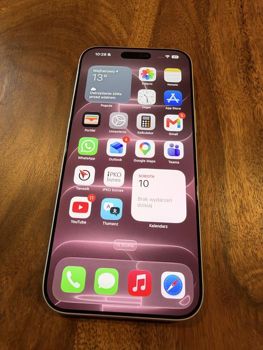 Iphone 17 pro max, 256 GB, stan idealny, pierwsze użycie wrzesień 2026!