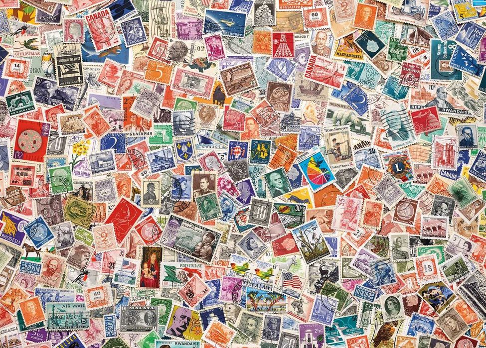 Puzzle Timbres / Selos / Stamps