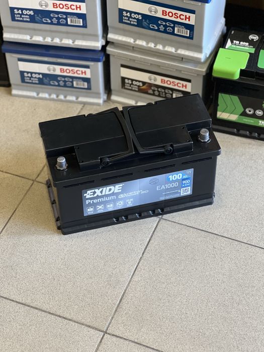 Акумулятор EXIDE Premium 100Ah 900A (En) (EA1000) Carbon boost 2.0 с гарантией