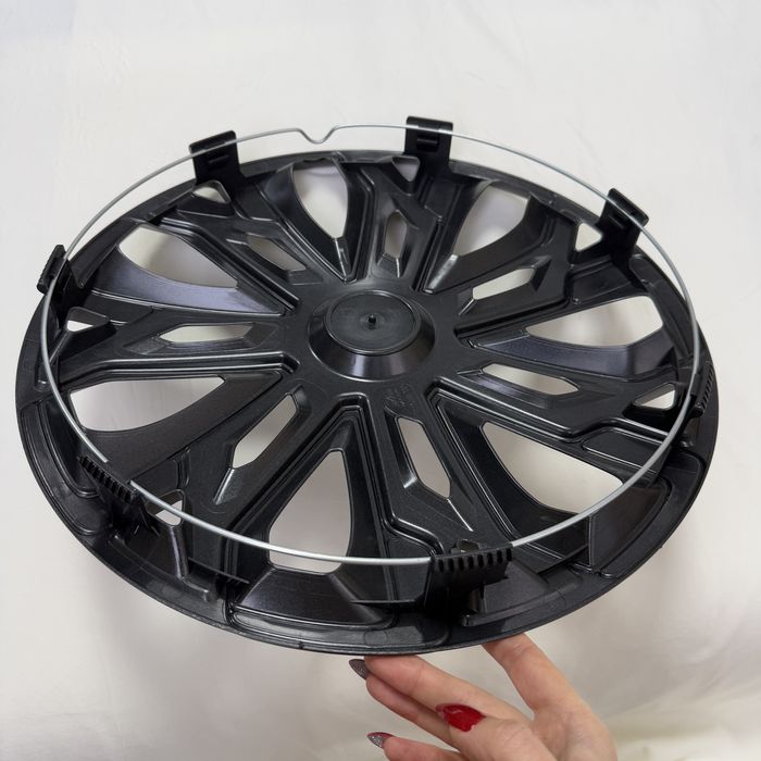 Ковпаки на колеса Estoril silver&black R15 колпаки на диски