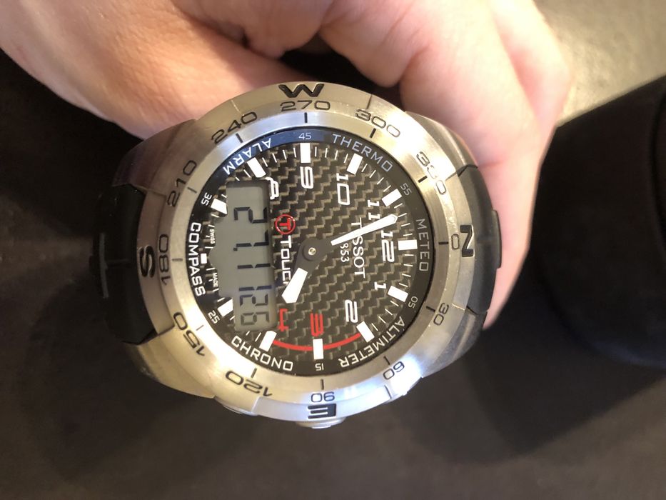 Zegarek Tissot T-Touch tytan stan bardzo dobry