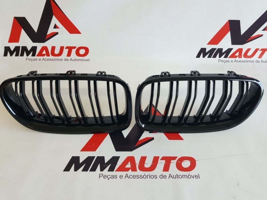 Grelhas BMW Série 5 F10 F11 Look M5 Preto Brilho