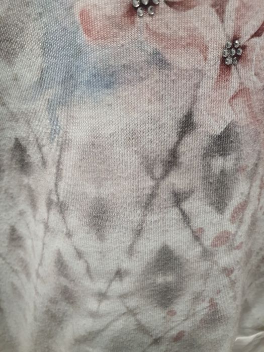 Bluzka rękaw 3 4 dłuższy dół rozmiar S M