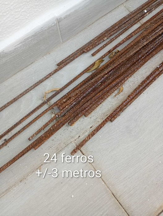 Lote de 24 Varões de Ferro Nervurado 6 mm