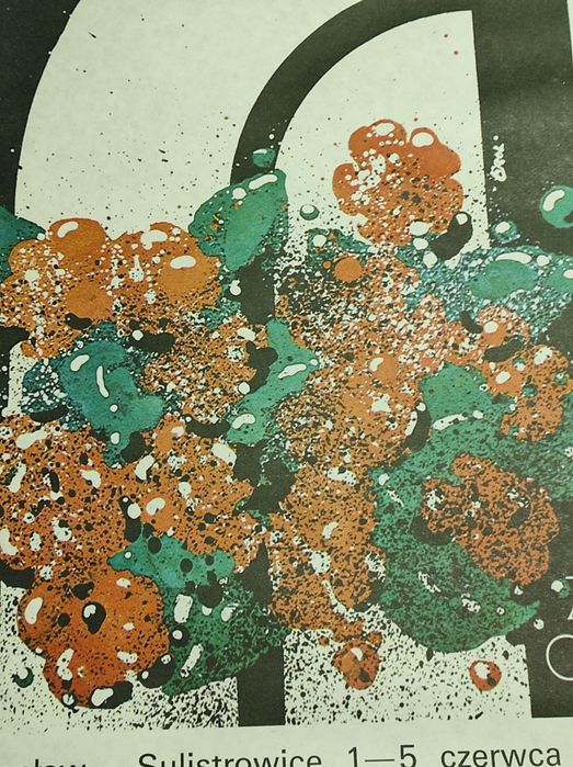 Plakat z PRL-U 1980r