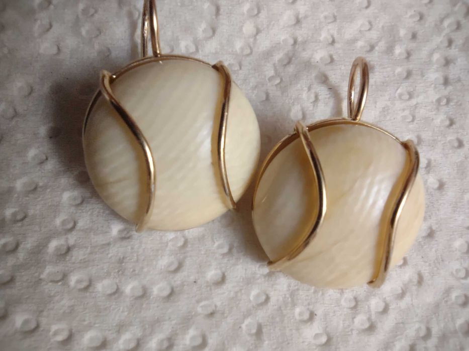 Piękne kolczyki złoto 585