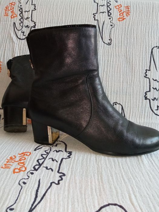 Mea Balan напівчоботи шкіра ботинки кожа