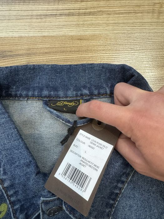 Джинсова куртка Ed Hardy
