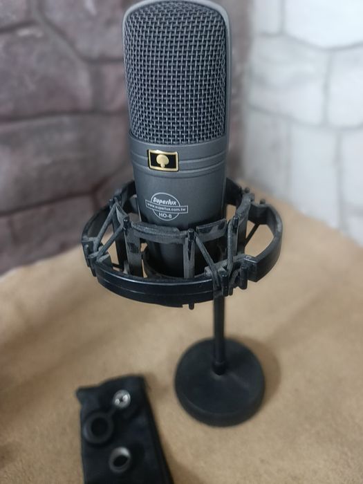 Студійний мікрофон + гнучка стійка Superlux