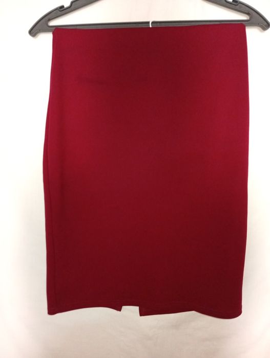 Костюм бордовий, спідниця олівець