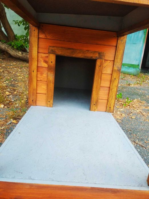 Будка для собаки утеплена