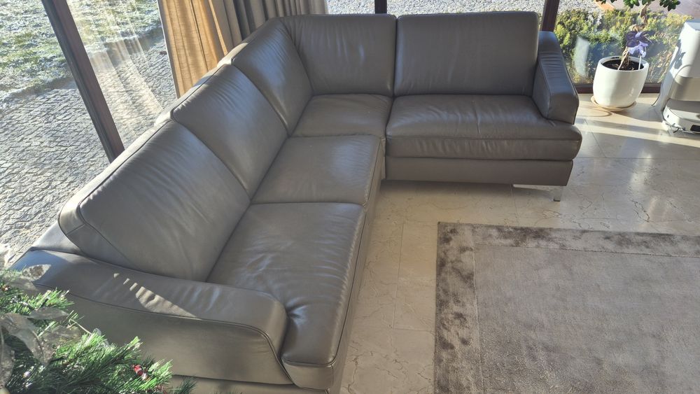 Kanapa łóżko sofa leżanka skórzana.  KLER .Stan bardzo dobry.