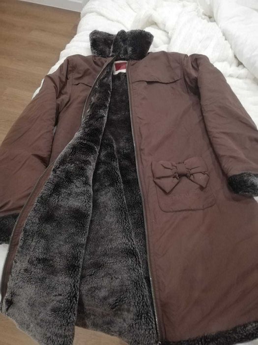 Casaco/ sobretudo, lindo super quentinho, em perfeito estado  veste S