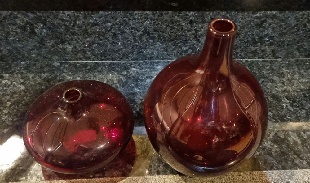 Jarras de vidro como novas