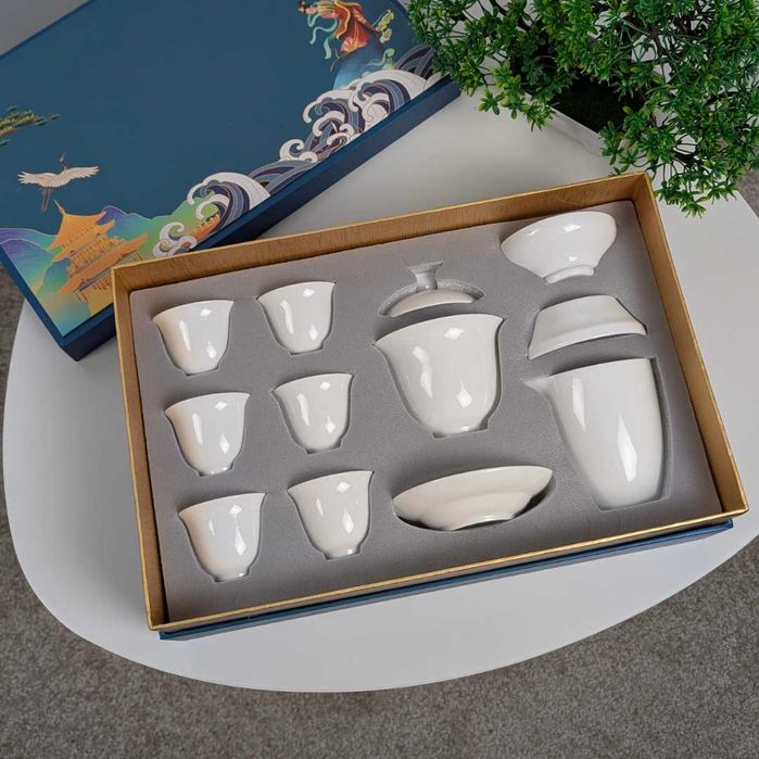 Чайний сервіз для чайної церемонії з фарфору, чайный сервиз из фарфора