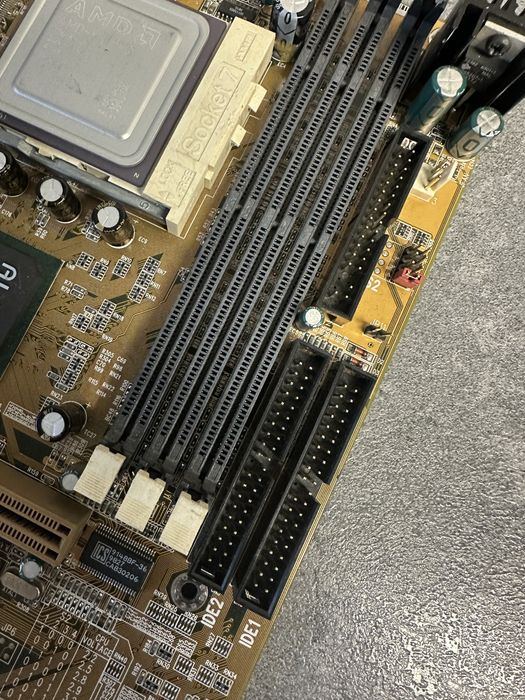 Płyta Główna MSI MS5169 Super Socket7 + AMD K6-2 450MHz