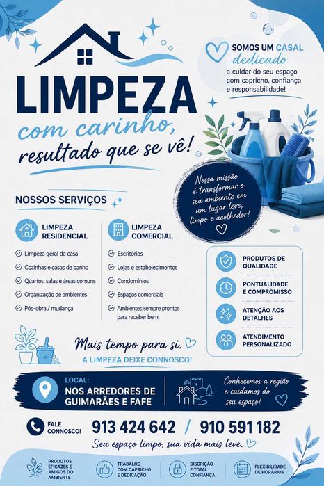 Serviços de limpeza