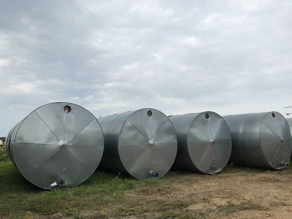 Zbiornik stalowy 50 000l- 50m3 50000l- ocieplony na wodę, bufor, mazut