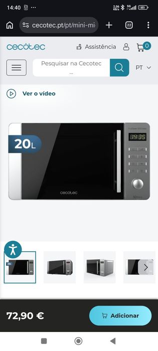 Microondas cecotec