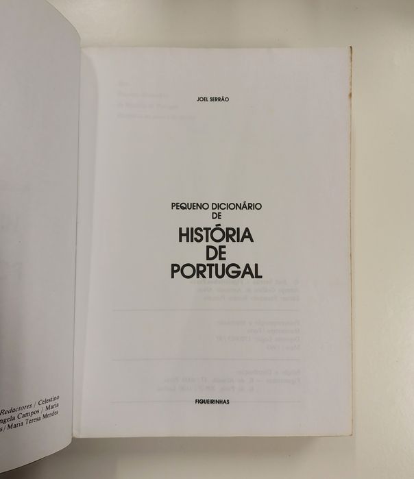 Pequeno dicionário de História de Portugal, de Joel Serrão