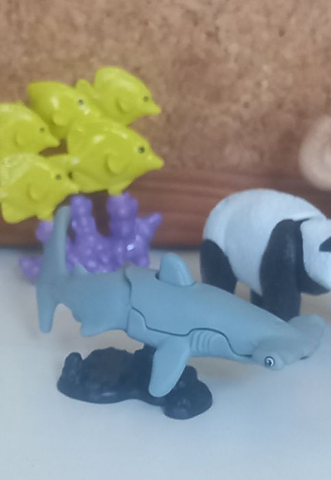 Conjunto de 8 animais em miniaturas